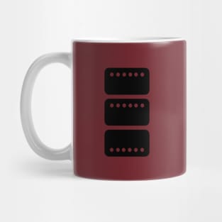 Les Paul Pickups - triple pickup covered Mug